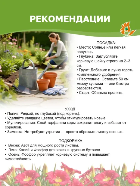 Лилейник Ред Сакура